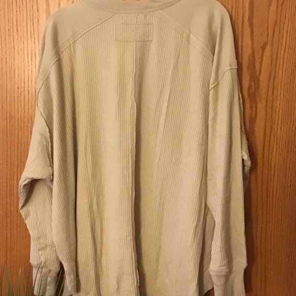 NWT Free People / We the free Owen Long Sleeve Thermal - vanilla cream - LARGE - Picture 14 of 14
